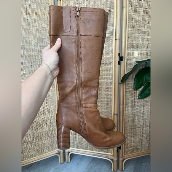 Nine West Tall Leather Heeled Boots size 8 - Picture 2 of 7